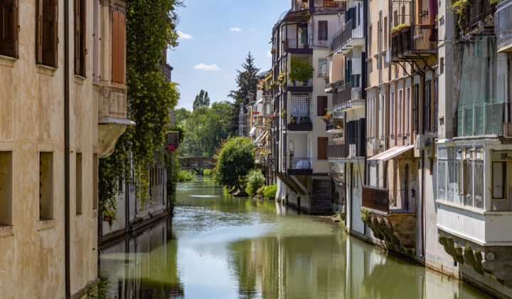 Padova canal in Italy